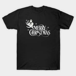 Merry Christmas Snowball With Cute Santa - Merry Christmas Gift T-Shirt